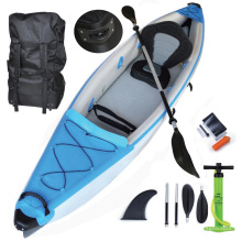 Superior China Factory Good Price  Inflatable Fishing Kayak Water Outdoor Sport Kayak For Sale